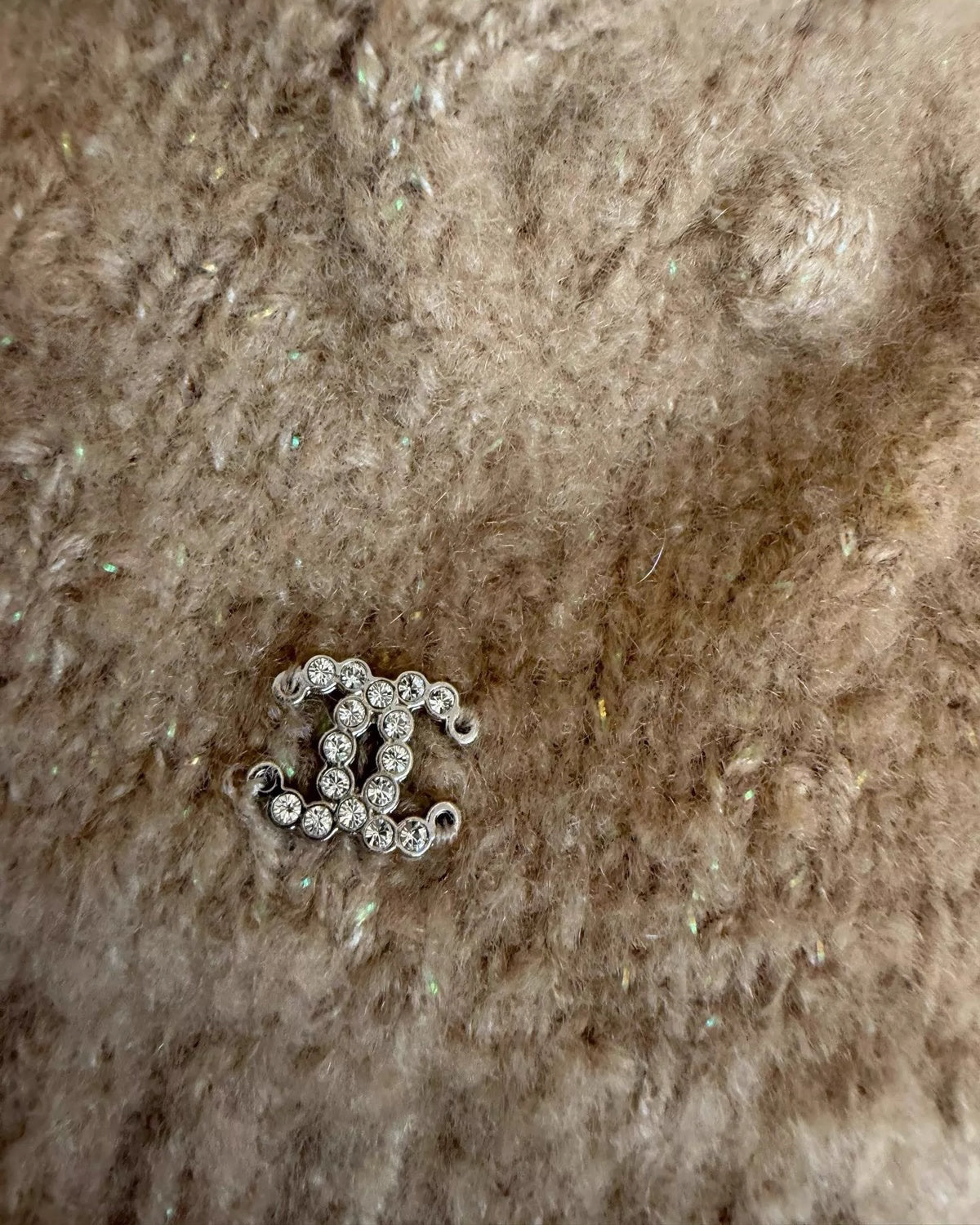 Chanel 23N Coco Neige Knit Wool Turtleneck Top - view 3