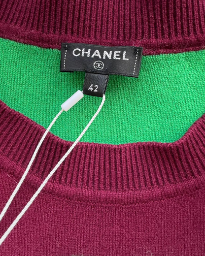 Chanel 21P CC Logo Sweater