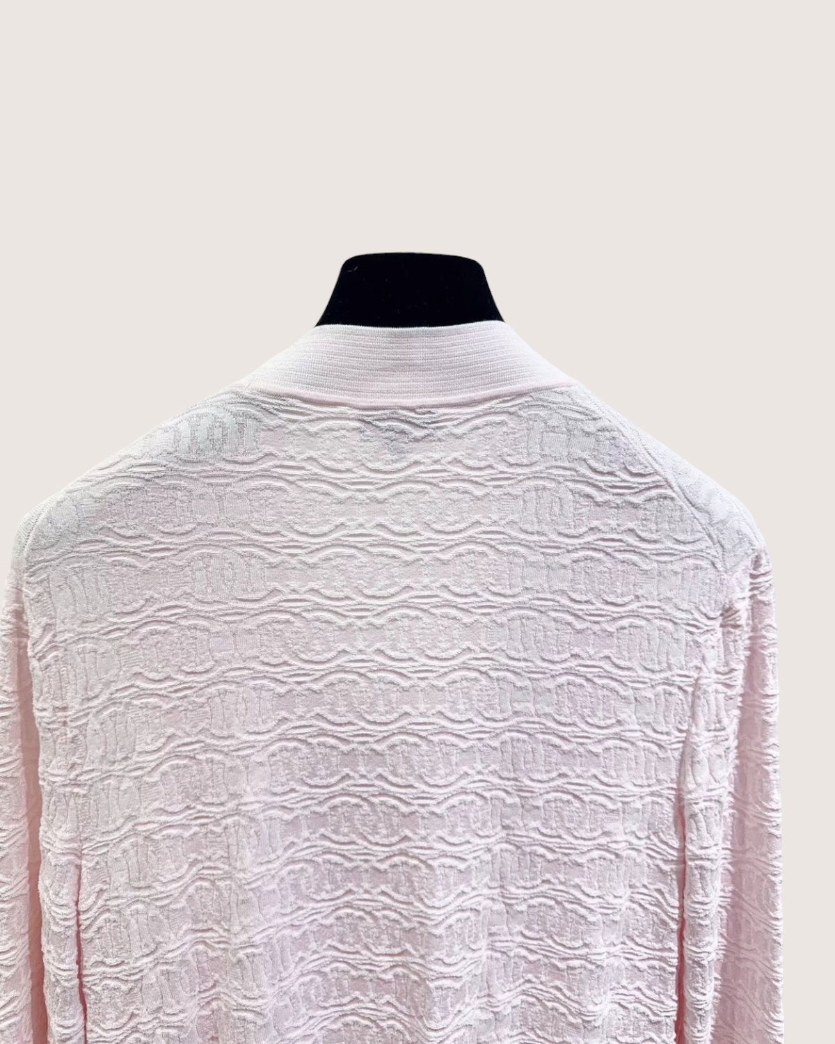 Chanel 19P Jacquard Cardigan Pink FR 36