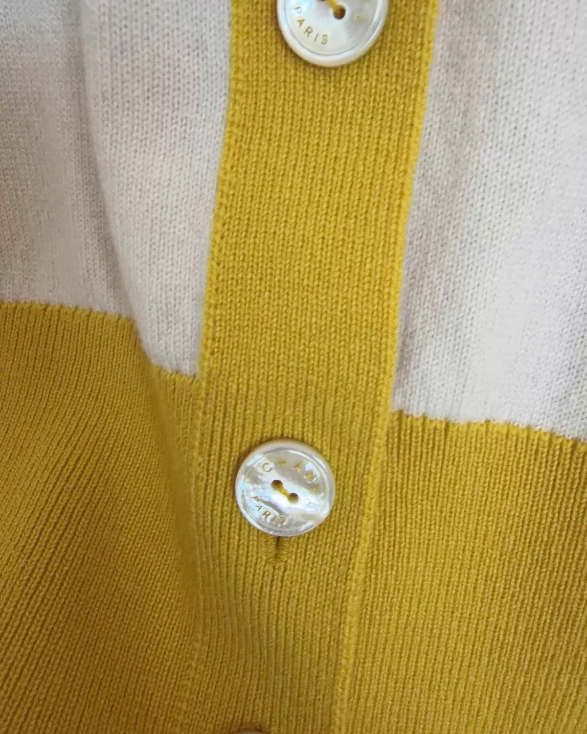 Chanel 19S Logo Cashmere Cardigan - view 3