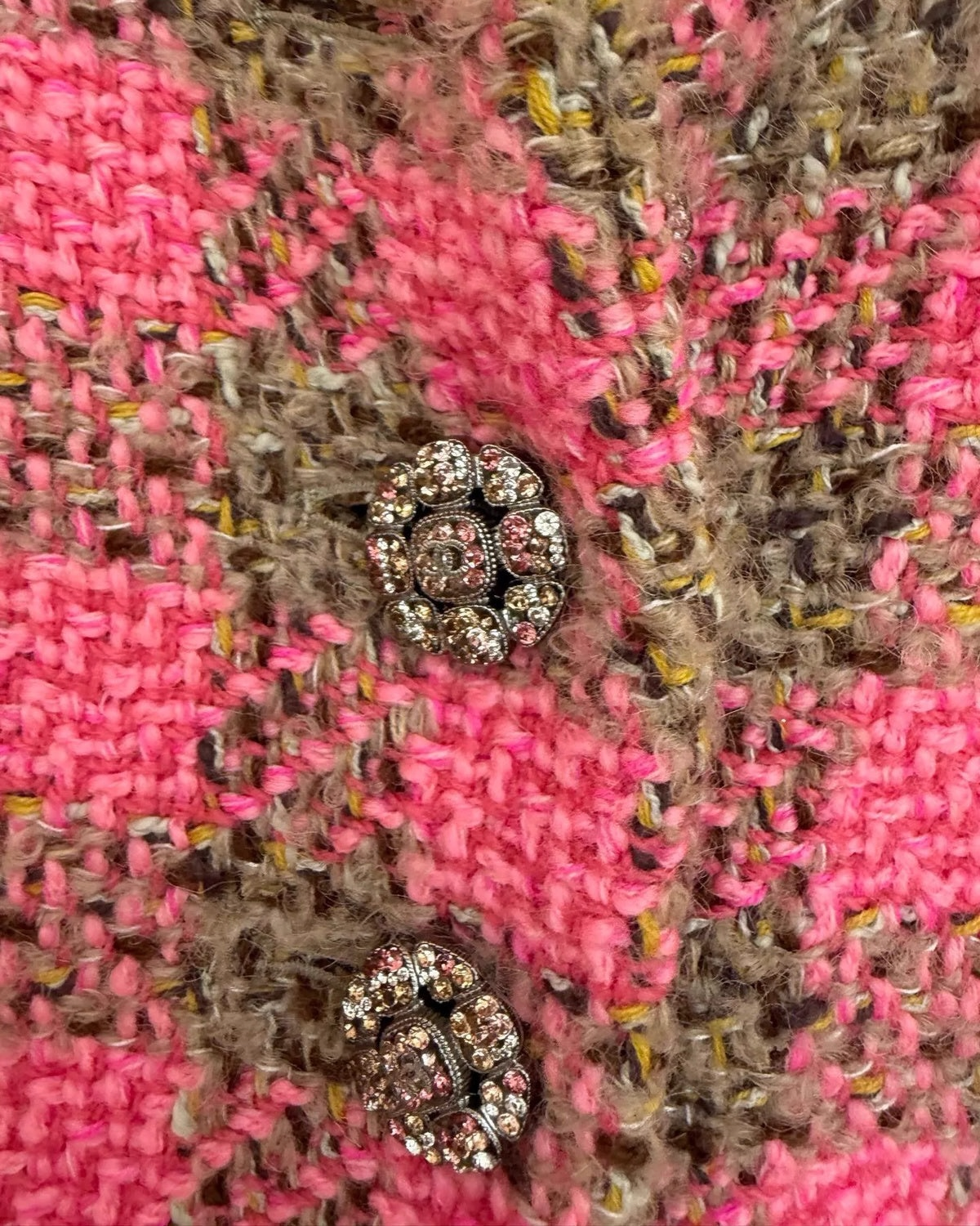 Chanel 22K Plaid Tweed Jacket
