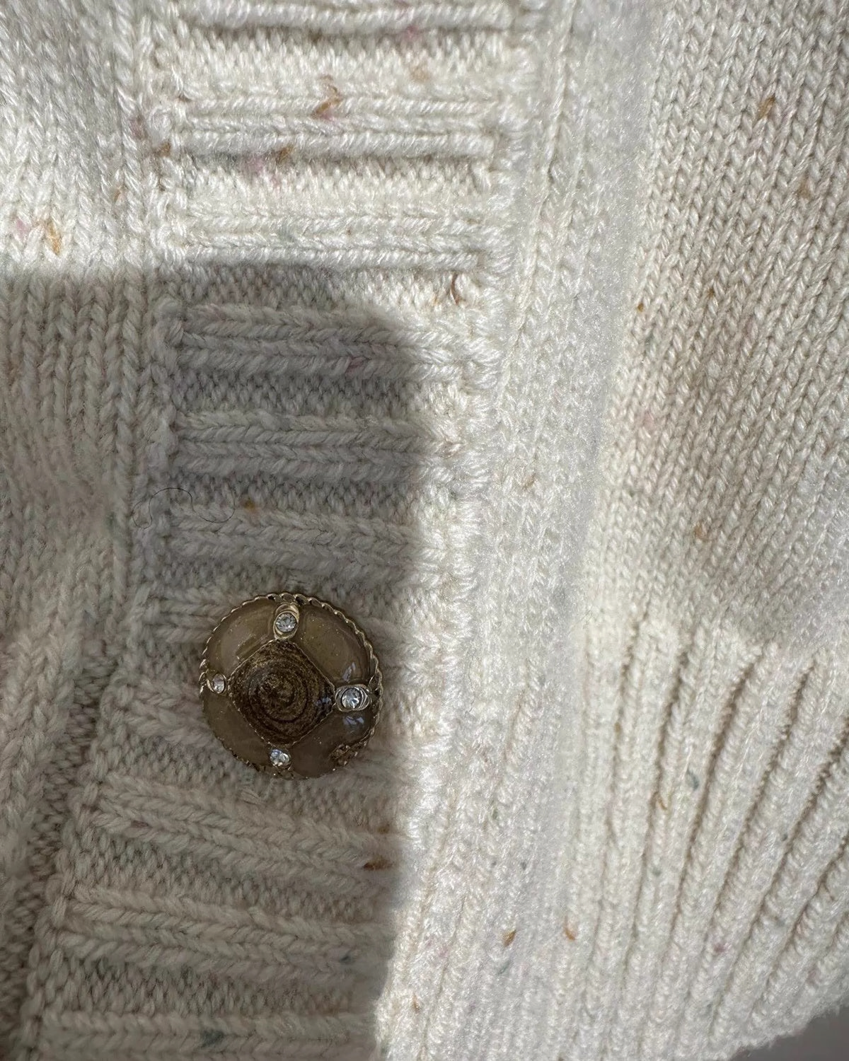 Chanel 25N Deer Cashmere Cardigan