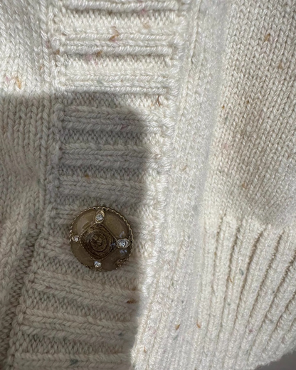 Chanel 25N Deer Cashmere Cardigan