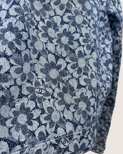 Chanel 24B Denim Logo Jacket - view 3