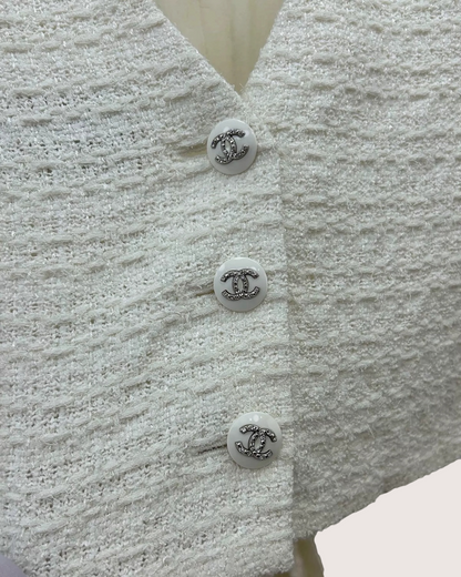 Chanel 21C Tweed Top FR 38