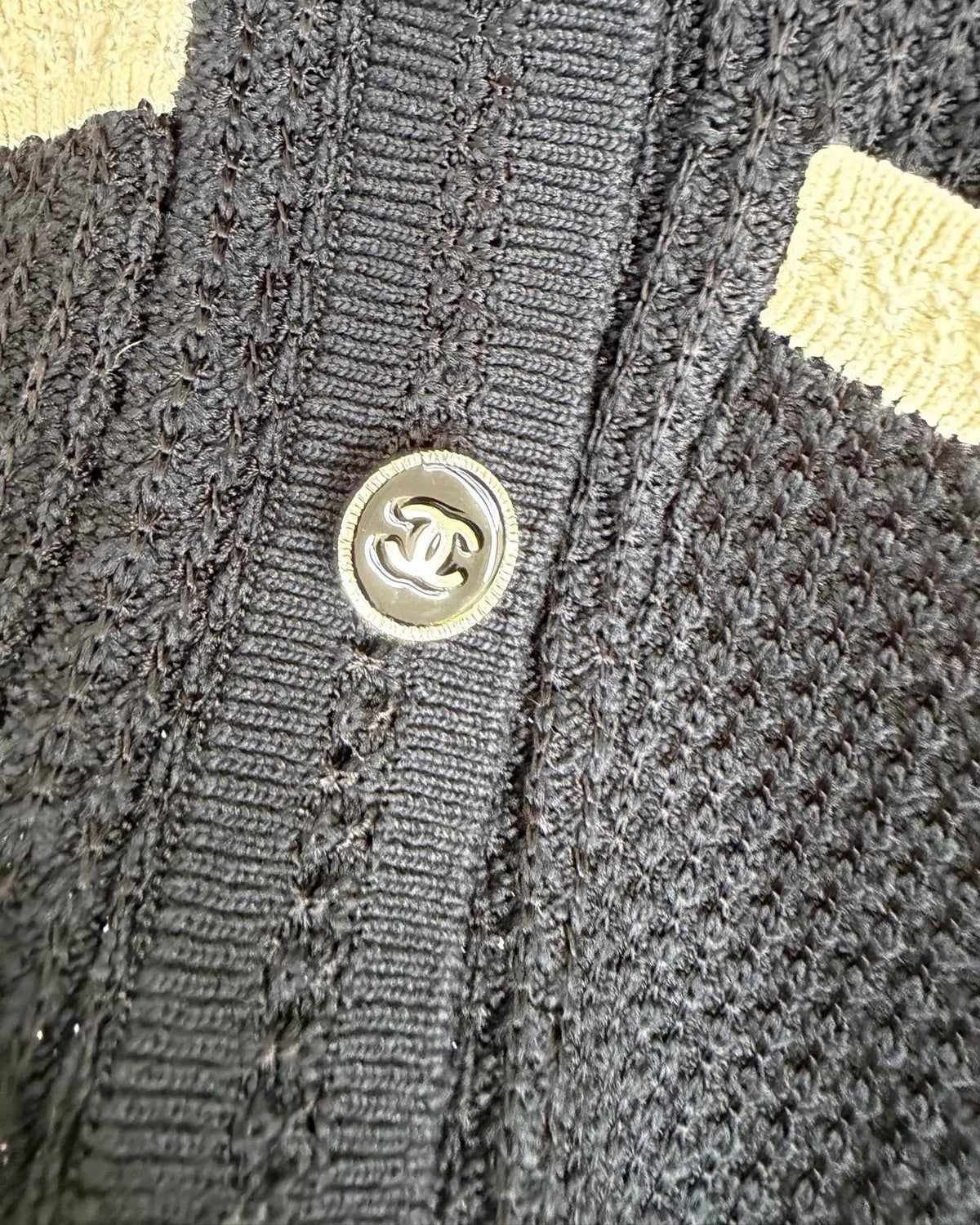Chanel 24P Polo Short-Sleeve Cardigan