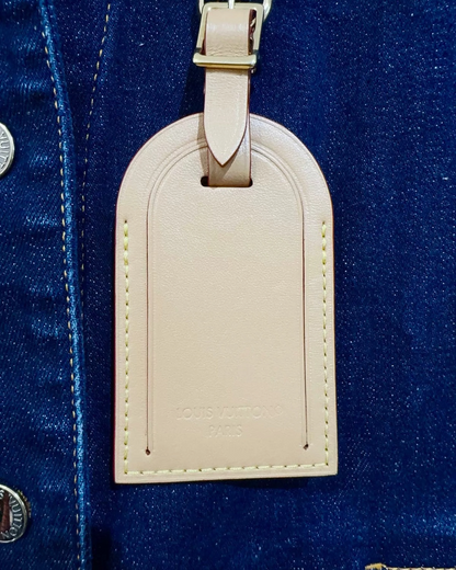 Louis Vuitton Denim Jacket Blue FR 36