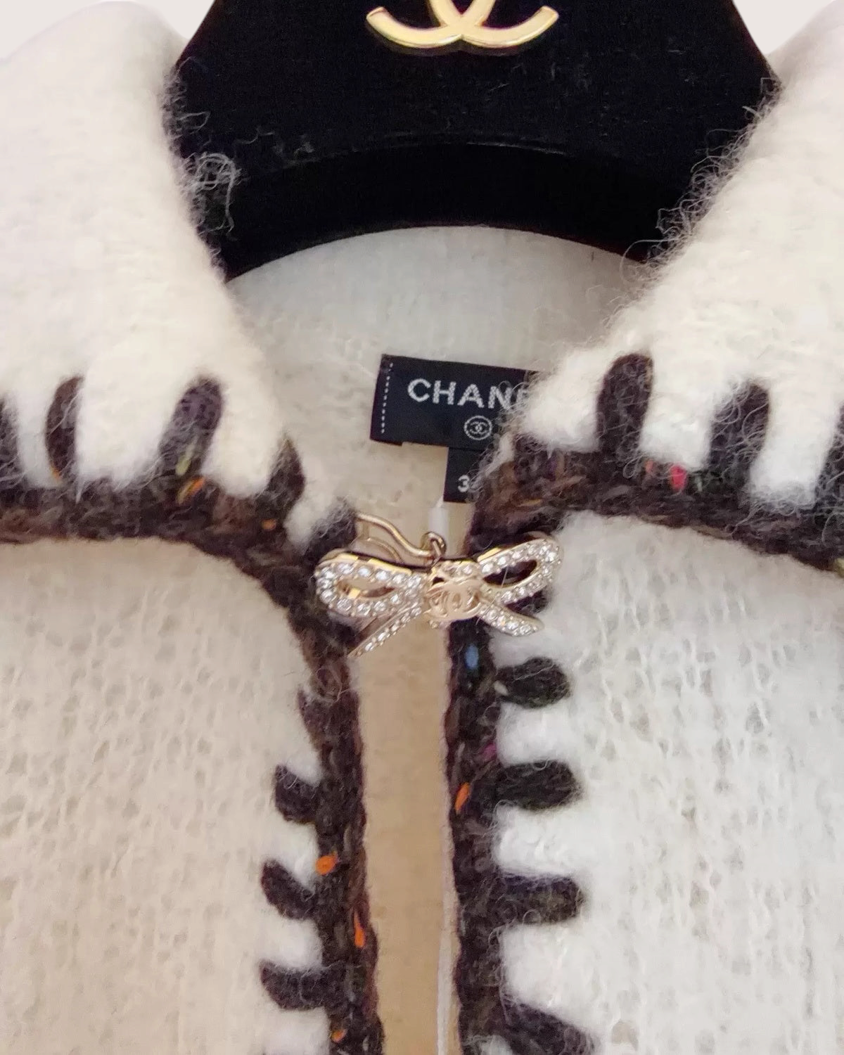 Chanel 25N Coco Neige Polo Top - view 3