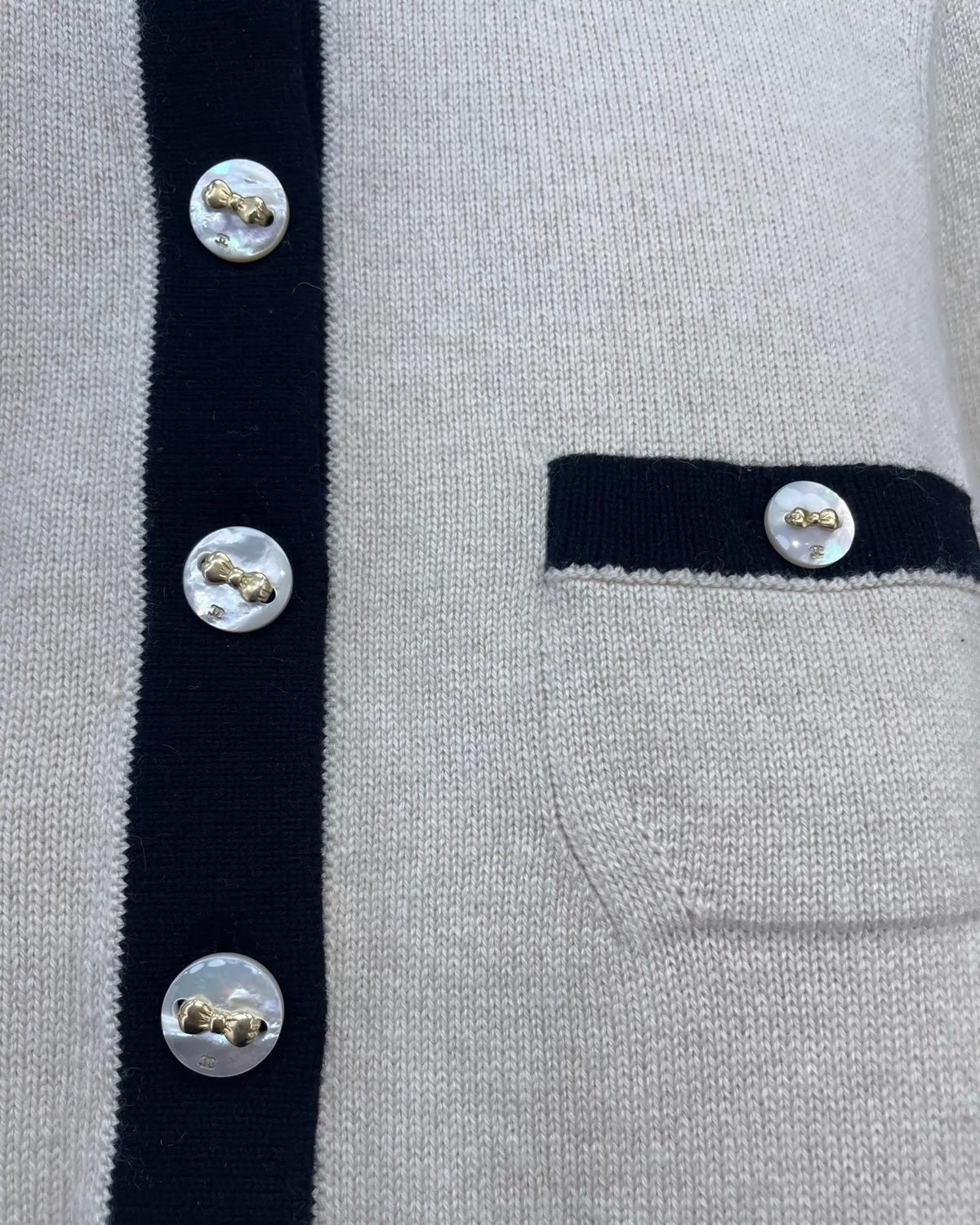 Chanel 25K Cashmere Cardigan