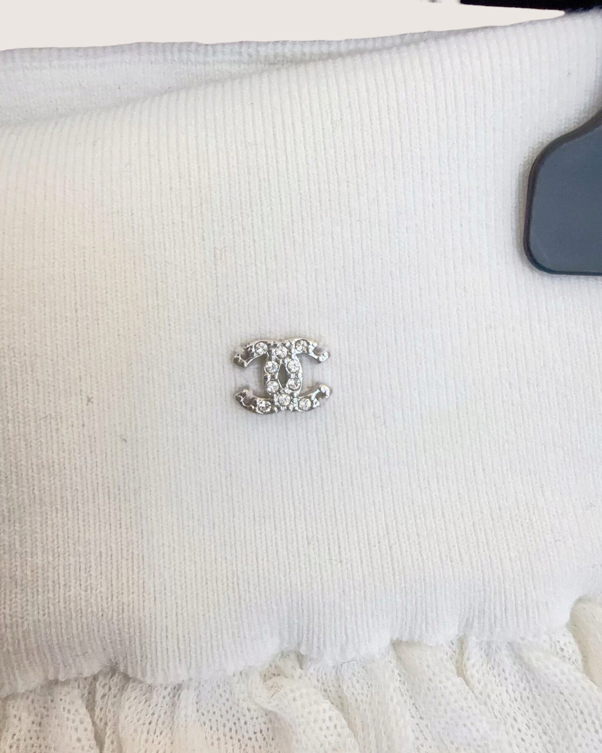 Chanel 24S Tiered Ruffle Mini Skirt White FR 34