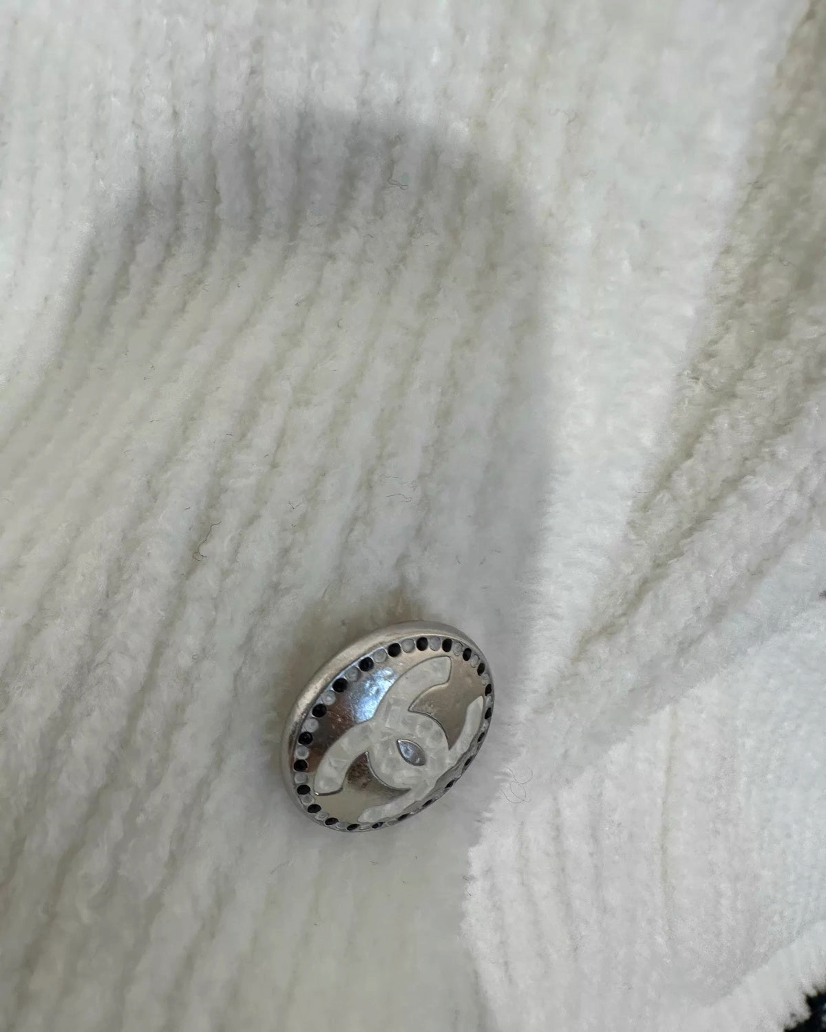 Chanel 23C ‘5’ Patch Cardigan