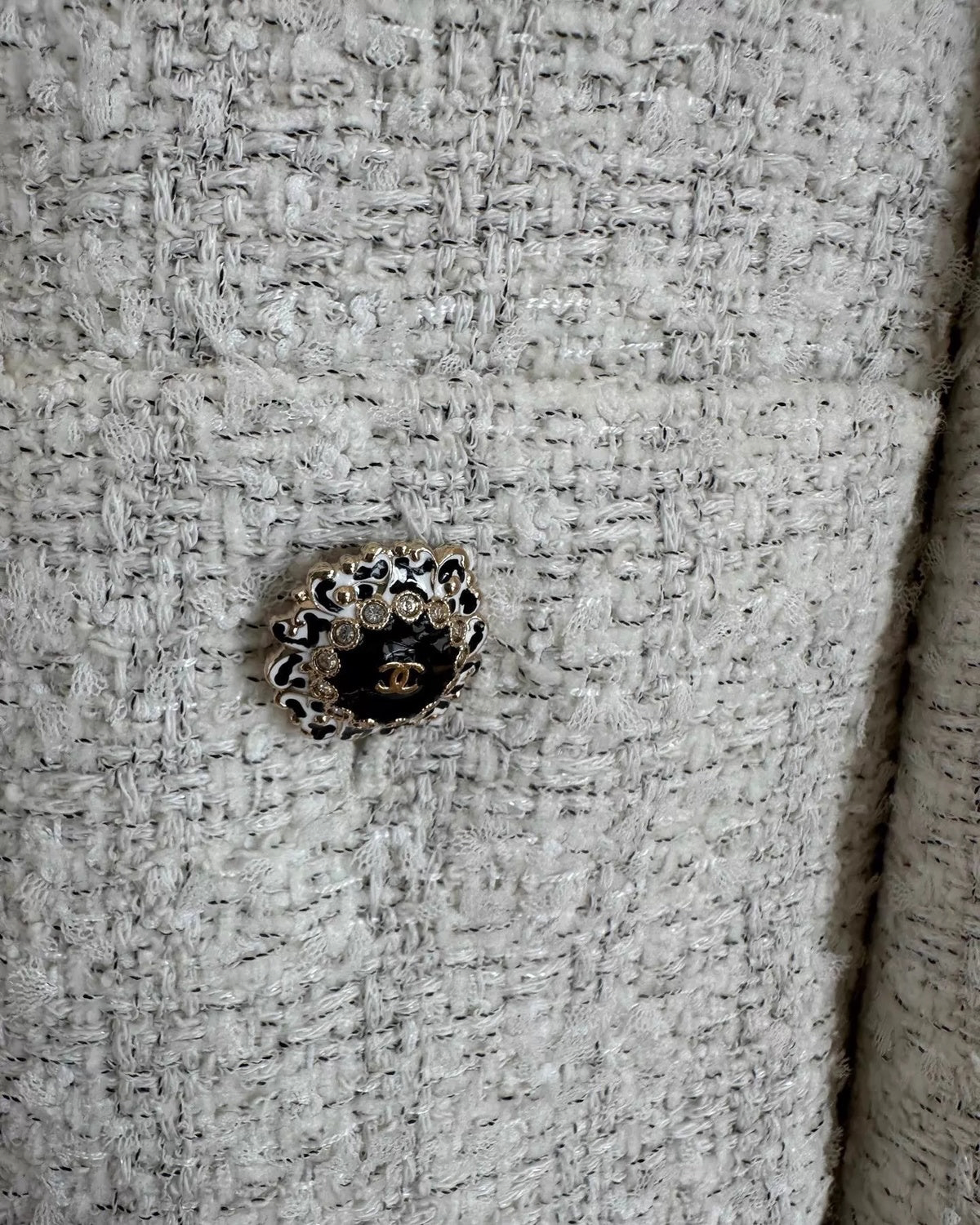Chanel 25K Four-Pocket Tweed Jacket