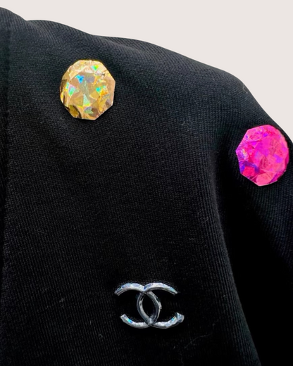 Chanel 21K Embellished Cardigan Black, Multicolor FR 38