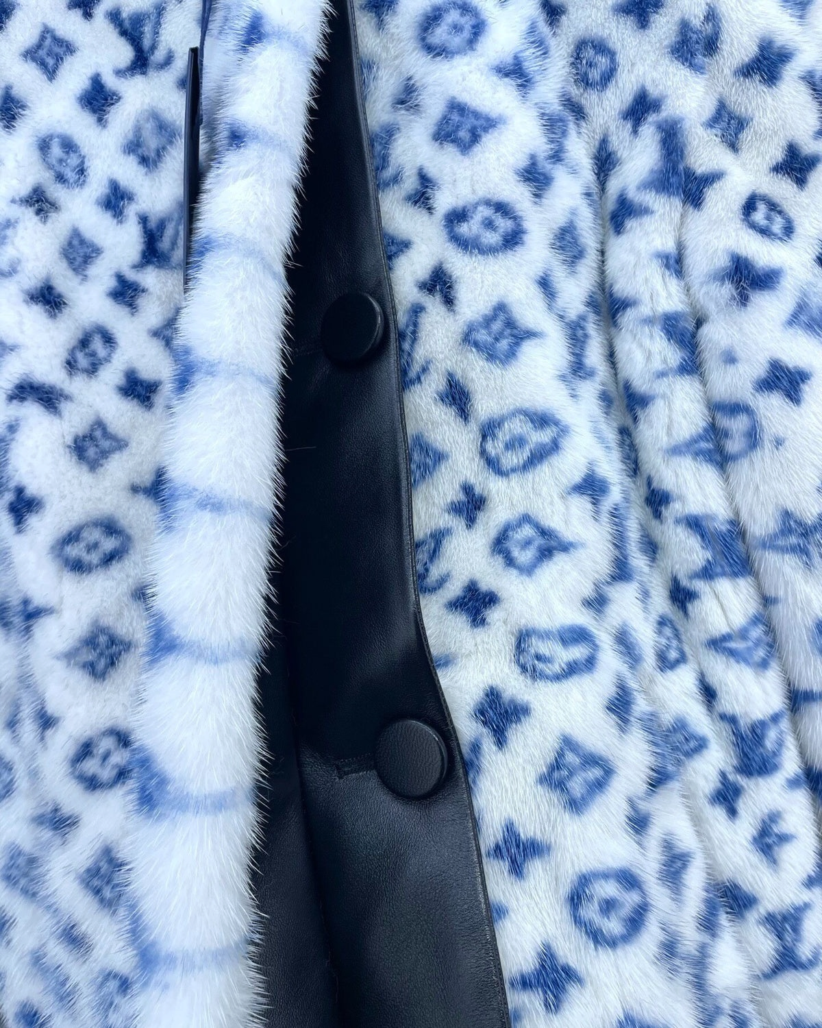 Louis Vuitton Monogram Jacket White, Blue FR 34