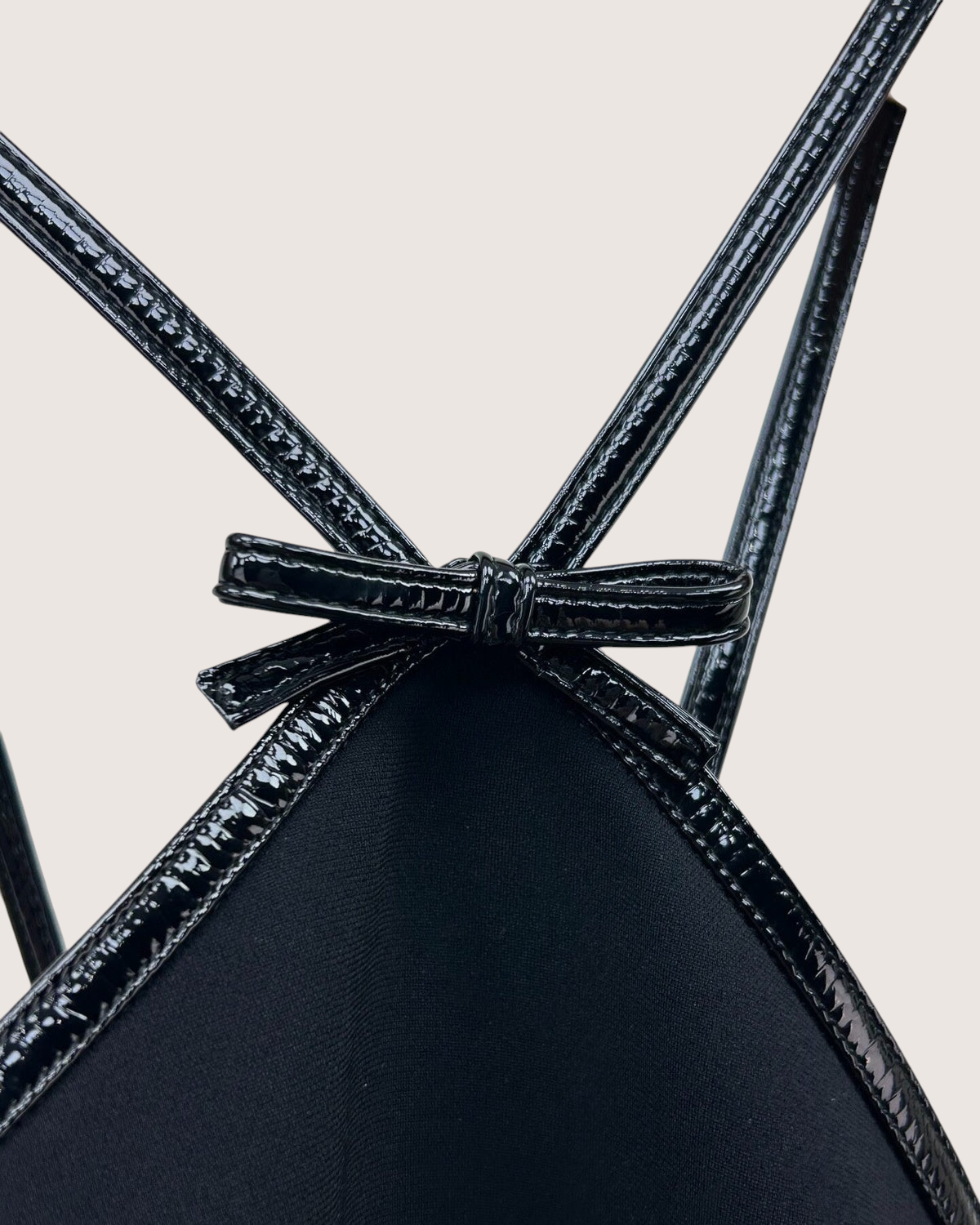 Miu Miu Bow Halter Mini Dress Black FR 38