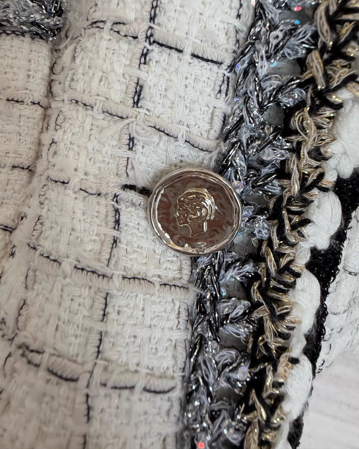 Chanel 25S Tweed Cropped Jacket - view 3