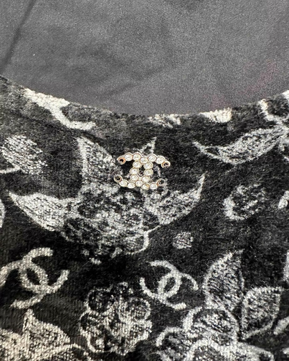 Chanel 24B CC & Camellia Monogram T-Shirt Top - view 3