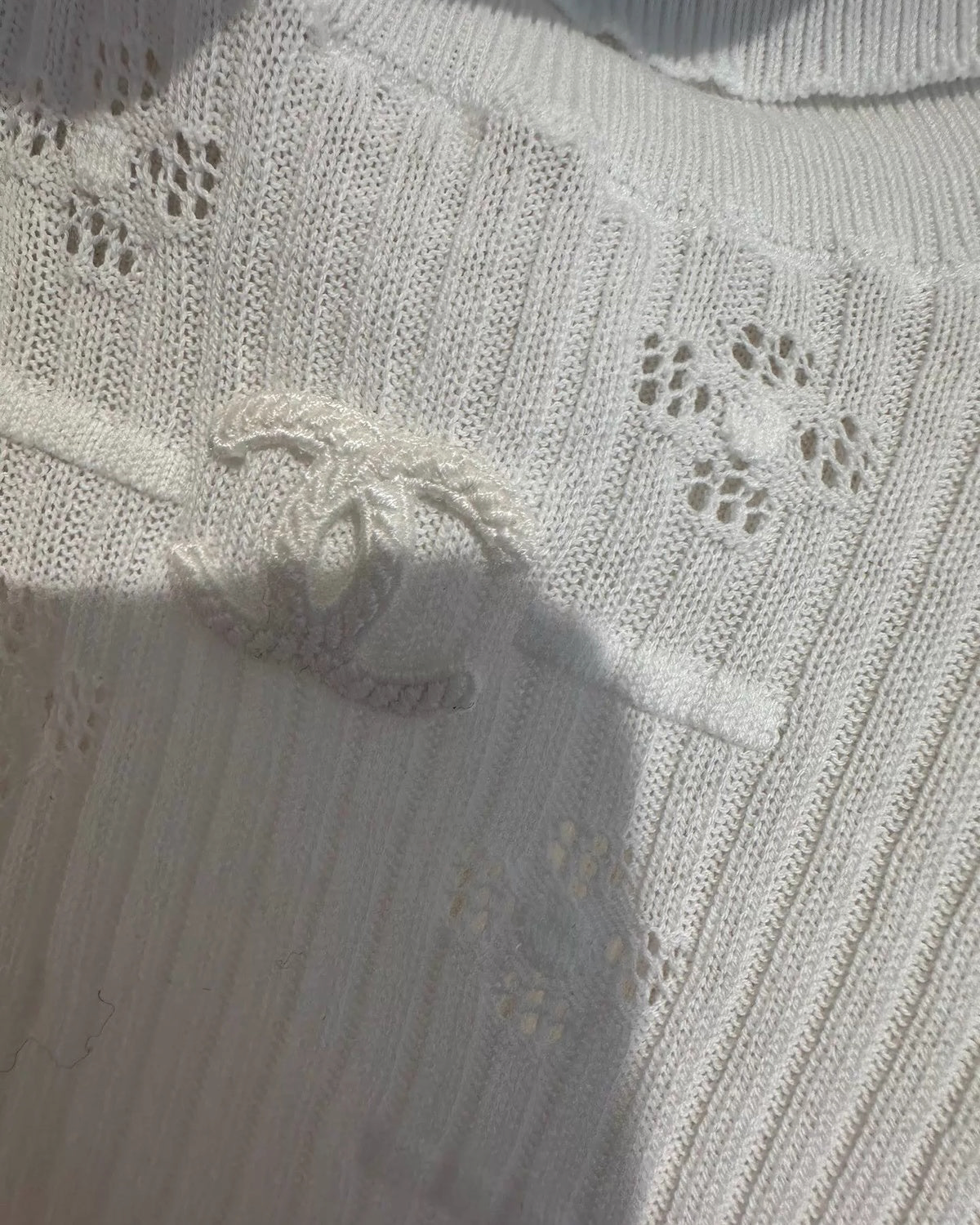 Chanel 24B CC Logo Turtleneck Sweater