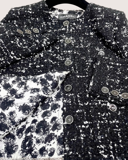 Chanel 26P Sequin Tweed Jacket