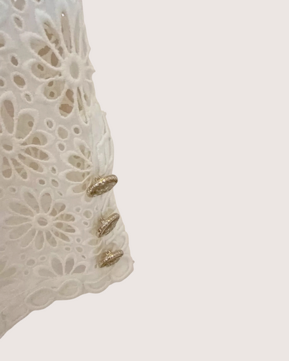 Chanel 21S Crochet Openwork Flowers Cardigan - view 3