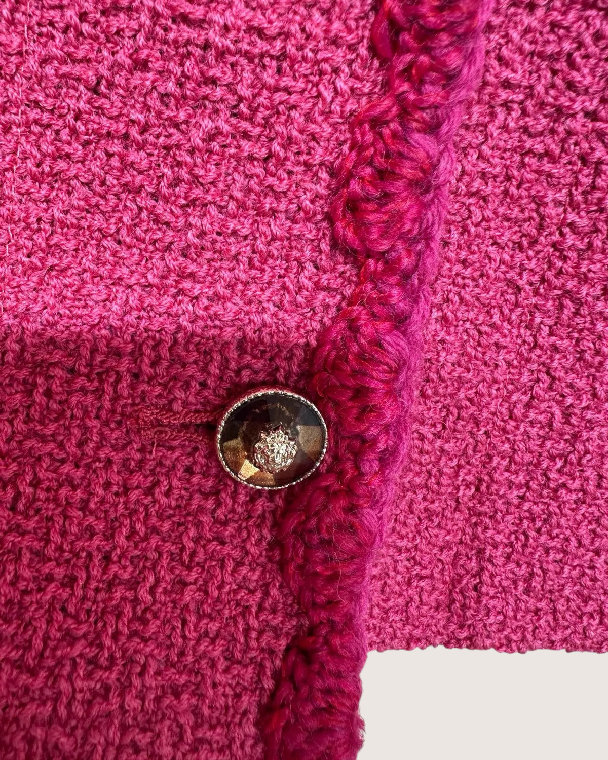 Chanel 24A Camellia Tweed Jacket