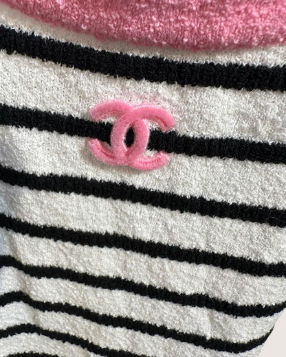 Chanel Striped Tie Dress - view 3