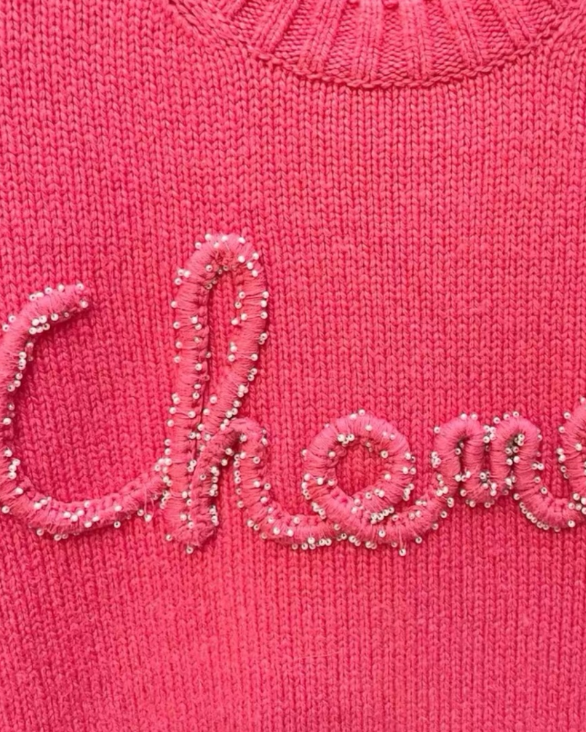 Chanel Logo Knit Cashmere Sweater - view 3