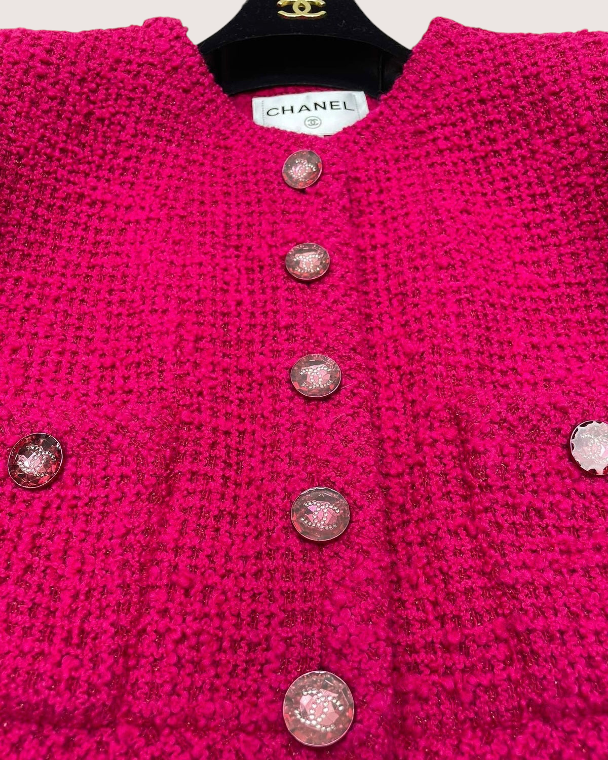 Chanel 21K Cropped Tweed Jacket