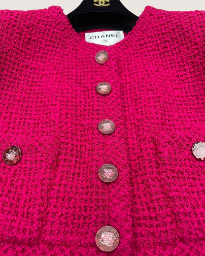 Chanel 21K Cropped Tweed Jacket