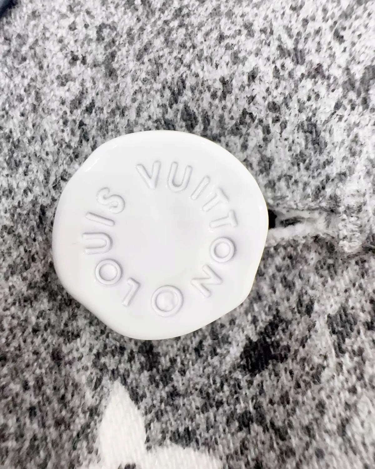 Louis Vuitton Monogram Gradient Jacket Grey, White, Black FR 38