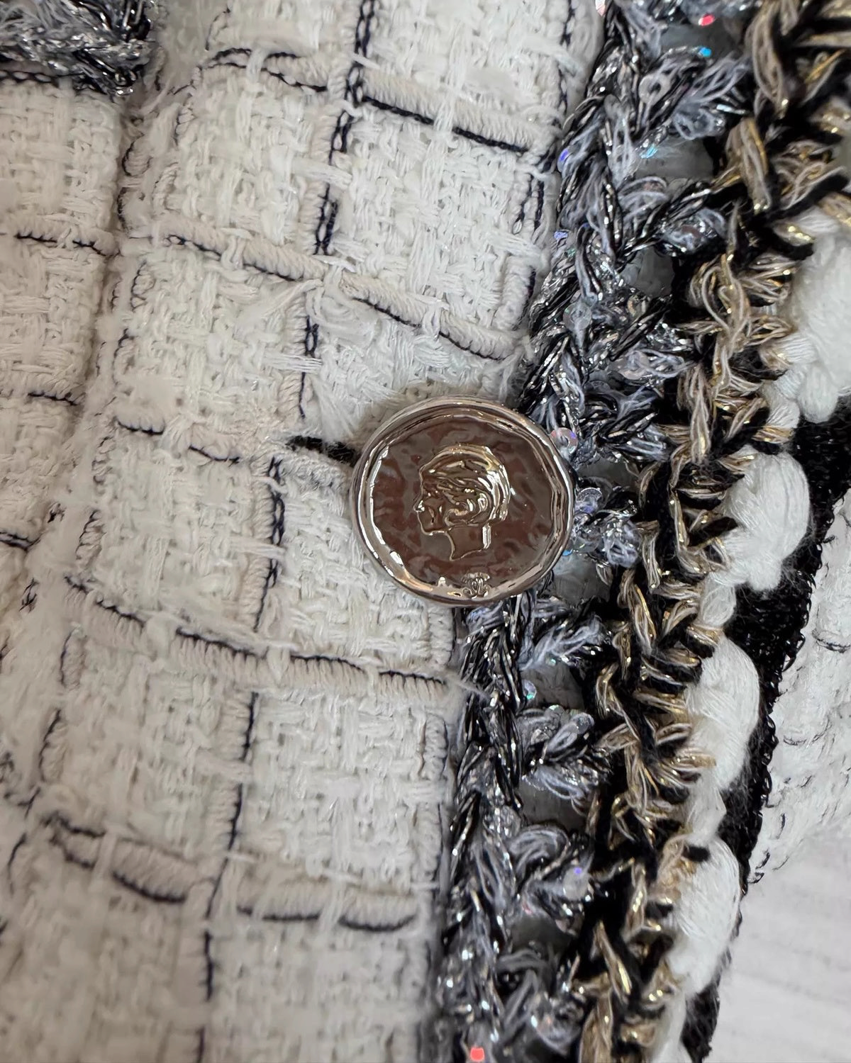 Chanel 25S Plaid Tweed Jacket