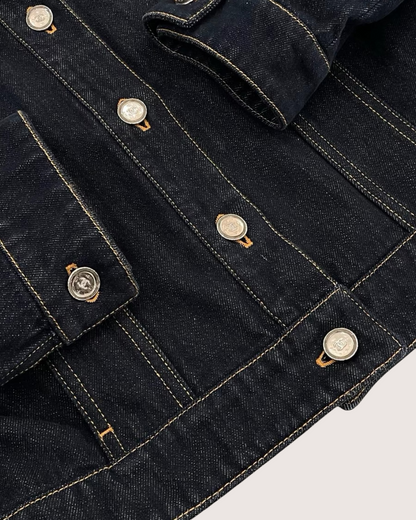 Chanel 25V Denim Jacket Navy FR 42