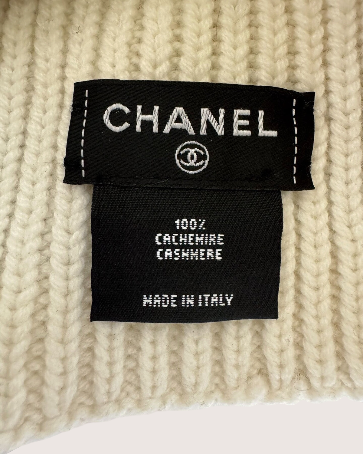 Chanel 24B Hat White One Size