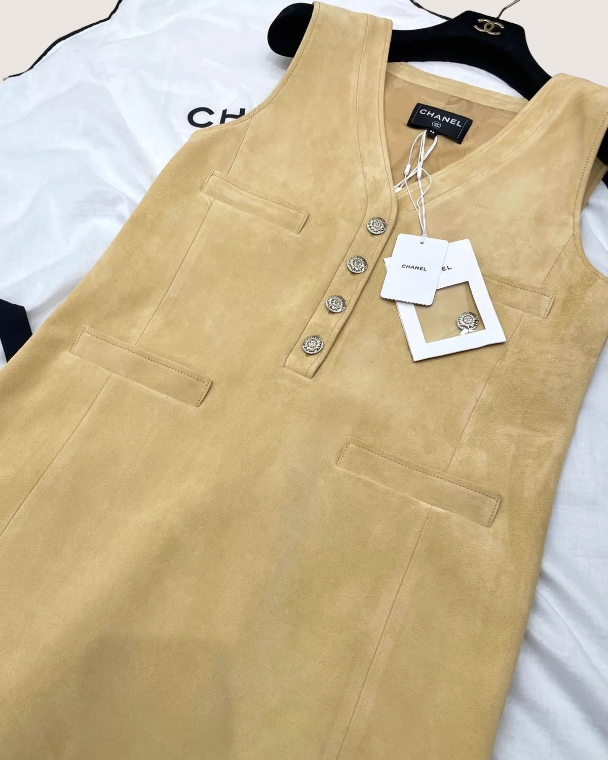 Chanel 26C Suede Calfskin Mini Dress