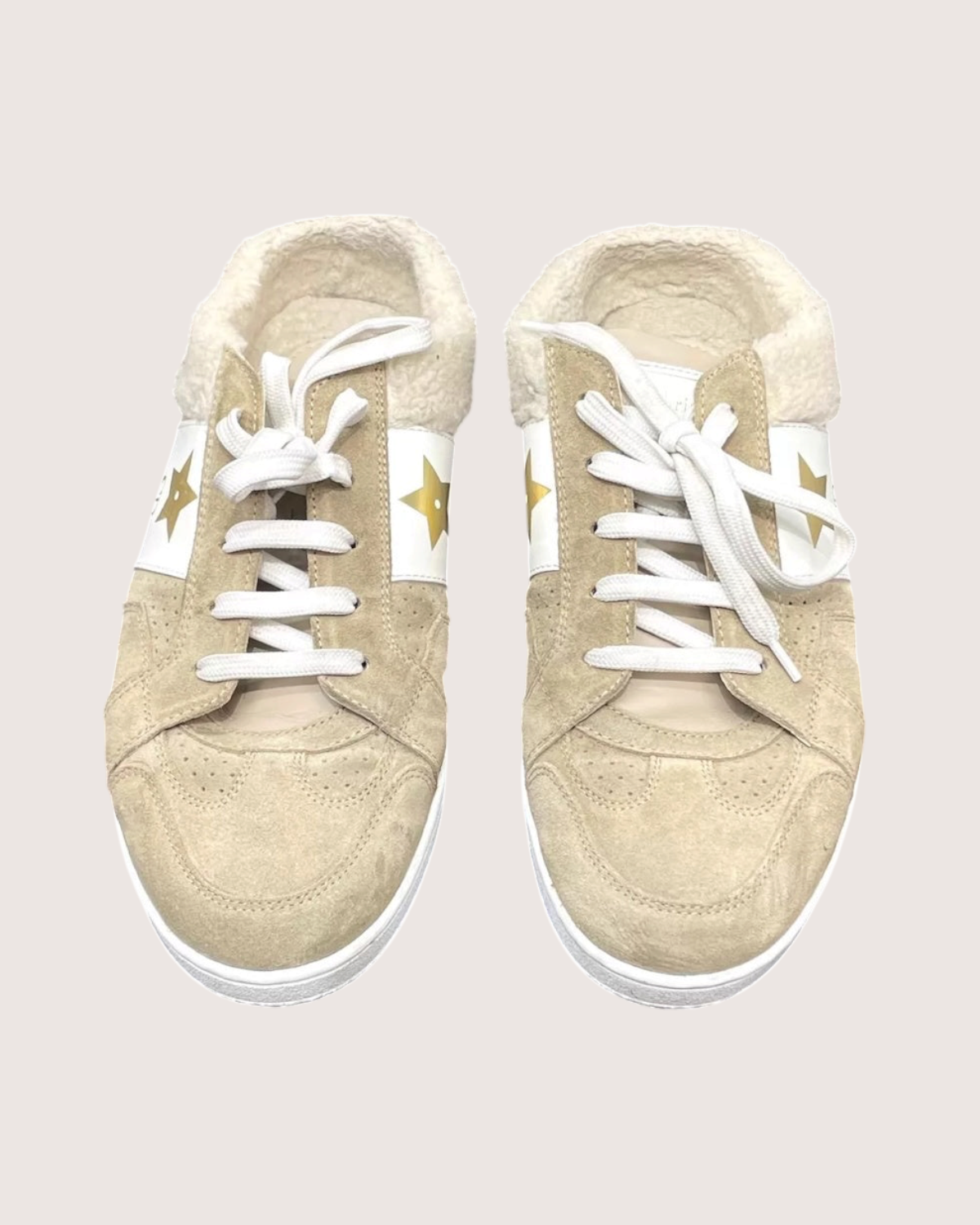 Christian Dior Suede Star Sneakers Beige/Ecru EU 38