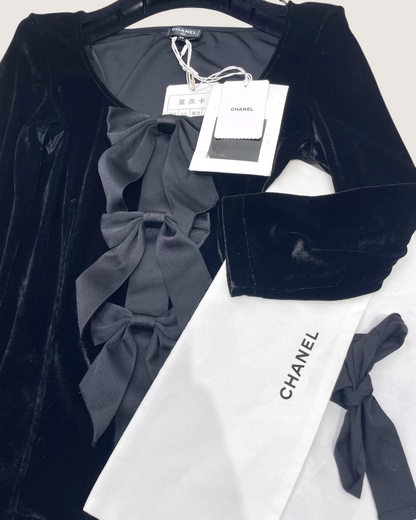 Chanel 25K Bow Top Black FR 34