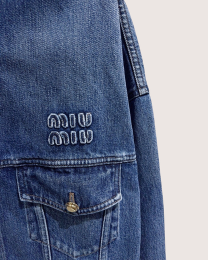 Miu Miu Denim Jacket Blue FR 32