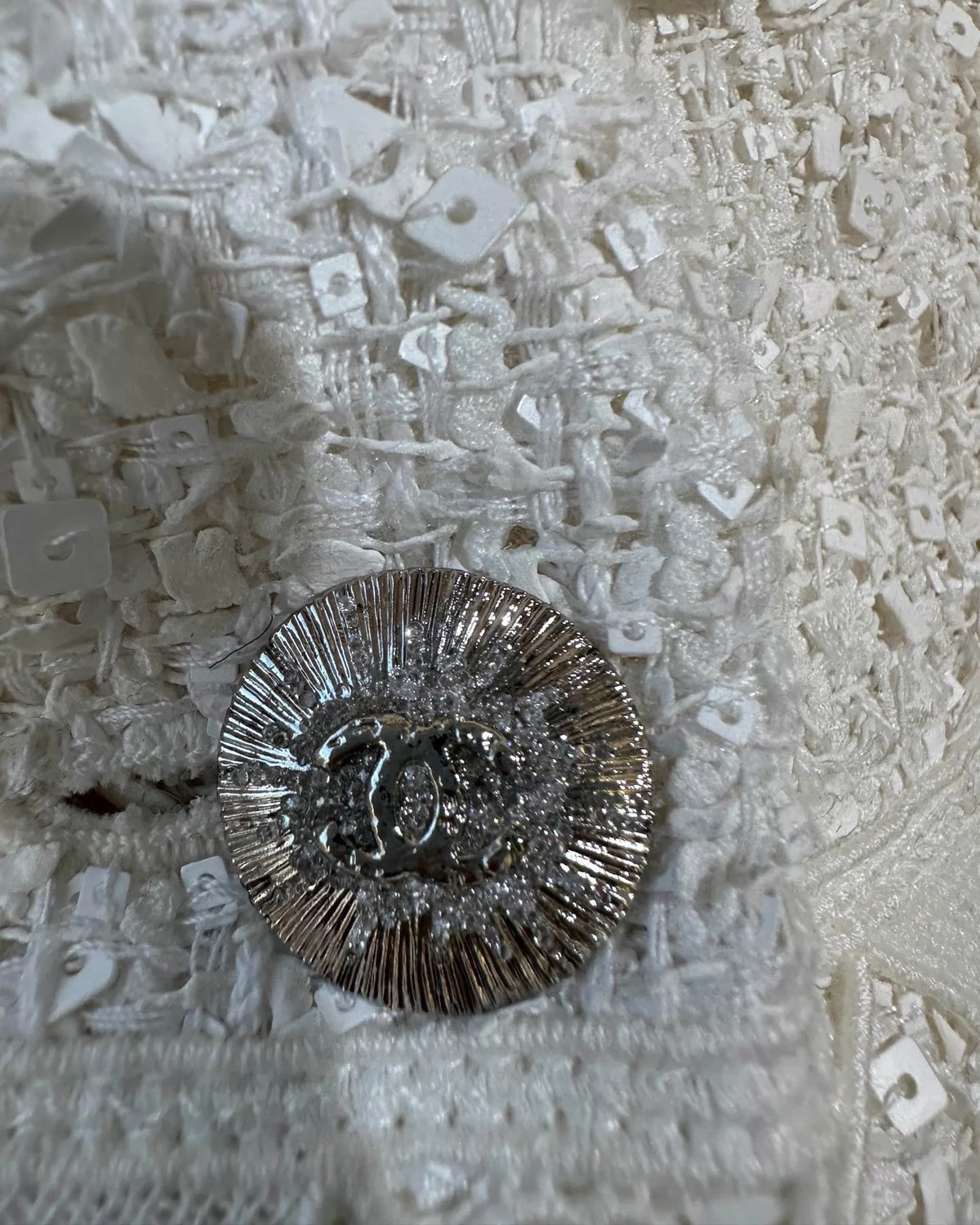 Chanel 24S Sequin Tweed Jacket Dress