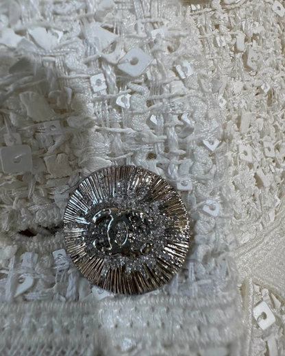 Chanel 24S Sequin Tweed Jacket Dress