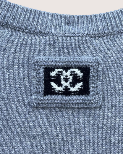 Chanel 26P Cashmere Sweater Grey FR 38