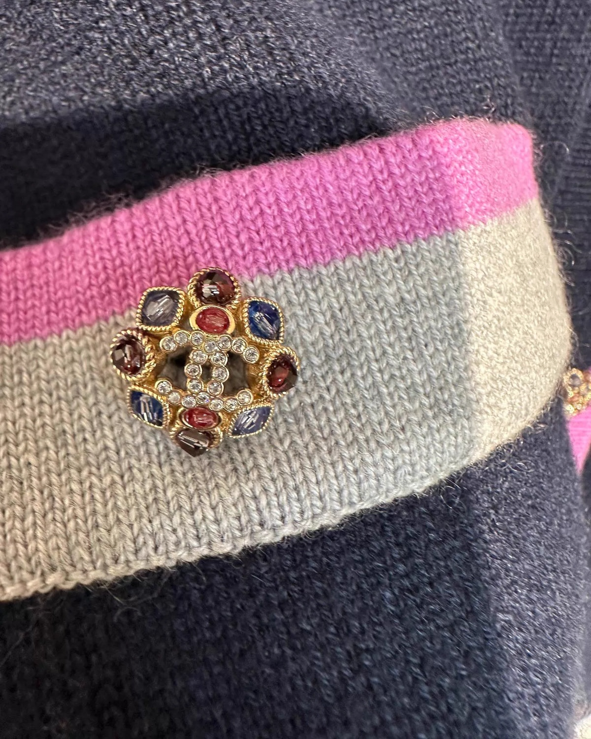 Chanel Knit Pocket Cardigan - view 3