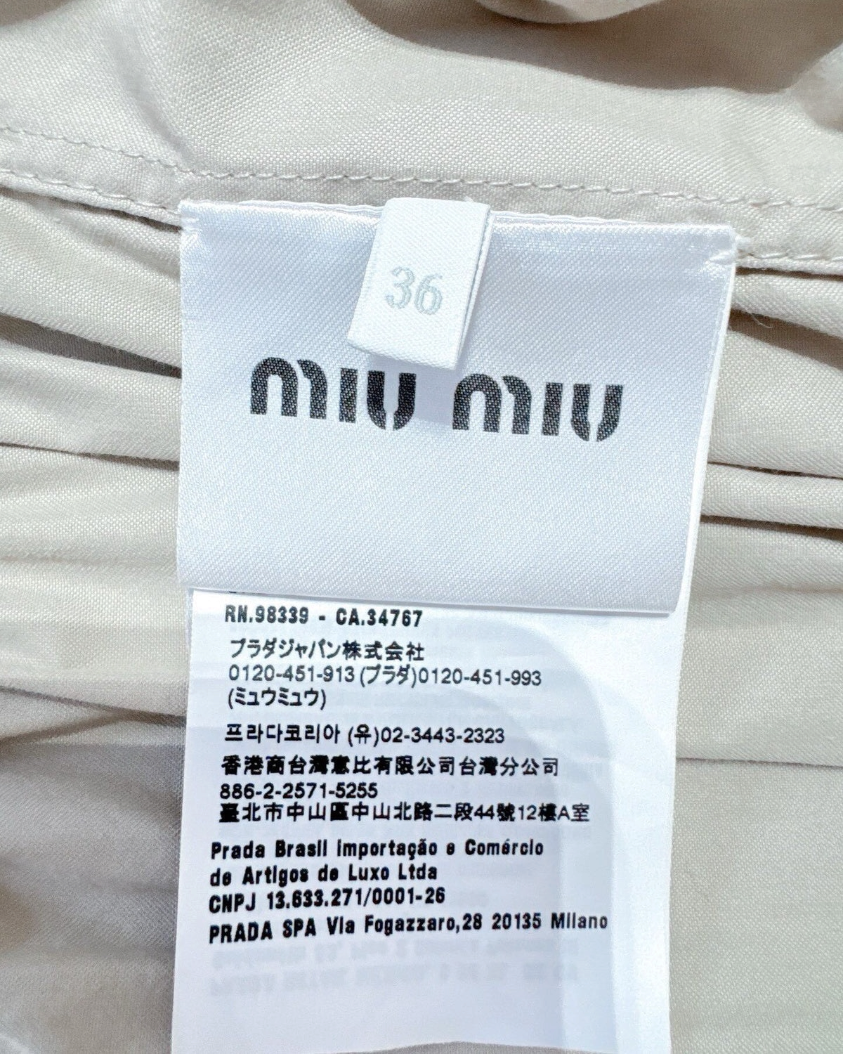 Miu Miu Logo Zip-Up Maxi Dress Grey IT 36