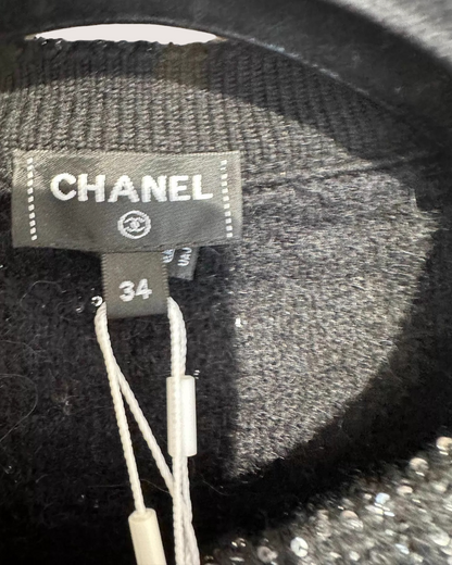 Chanel 23B Sequin Knit Cardigan - view 4