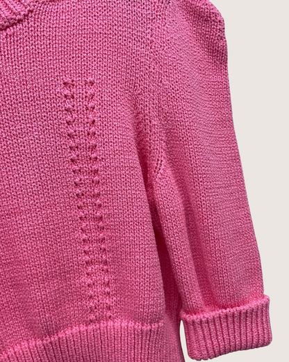 Chanel 22S Cropped Short-Sleeve Sweater