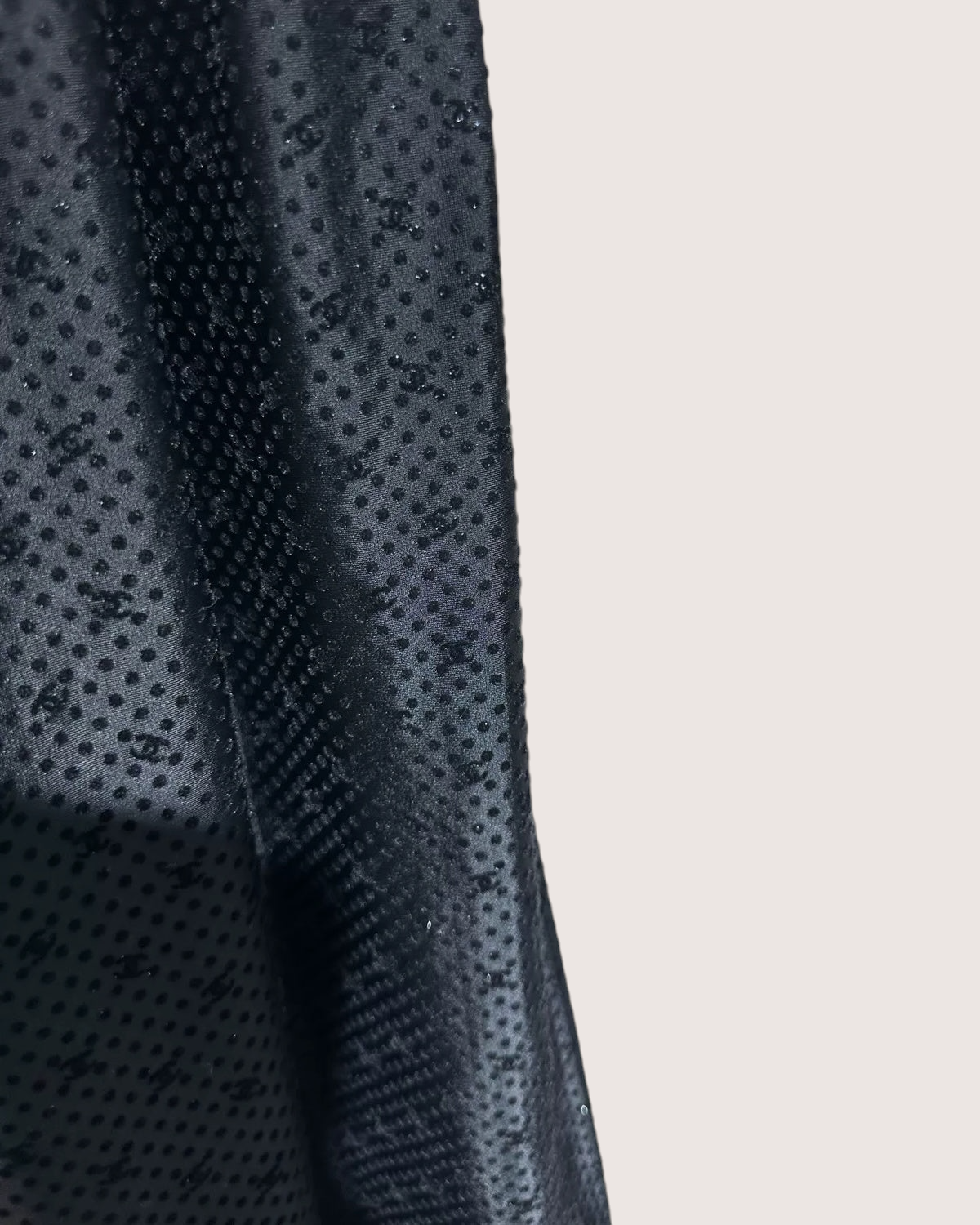 Chanel 24B Maxi Skirt Black FR 38