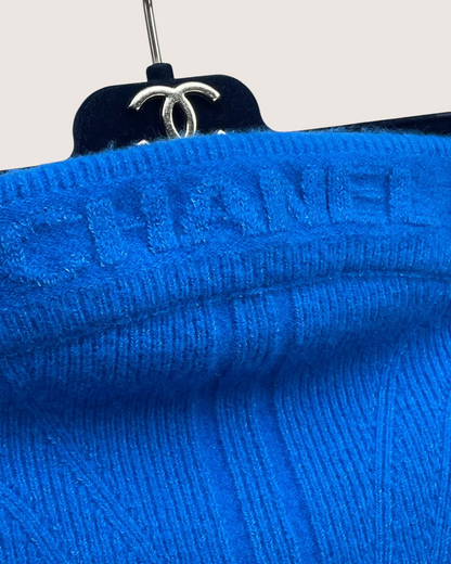 Chanel 22B Bandeau Top Blue FR 34