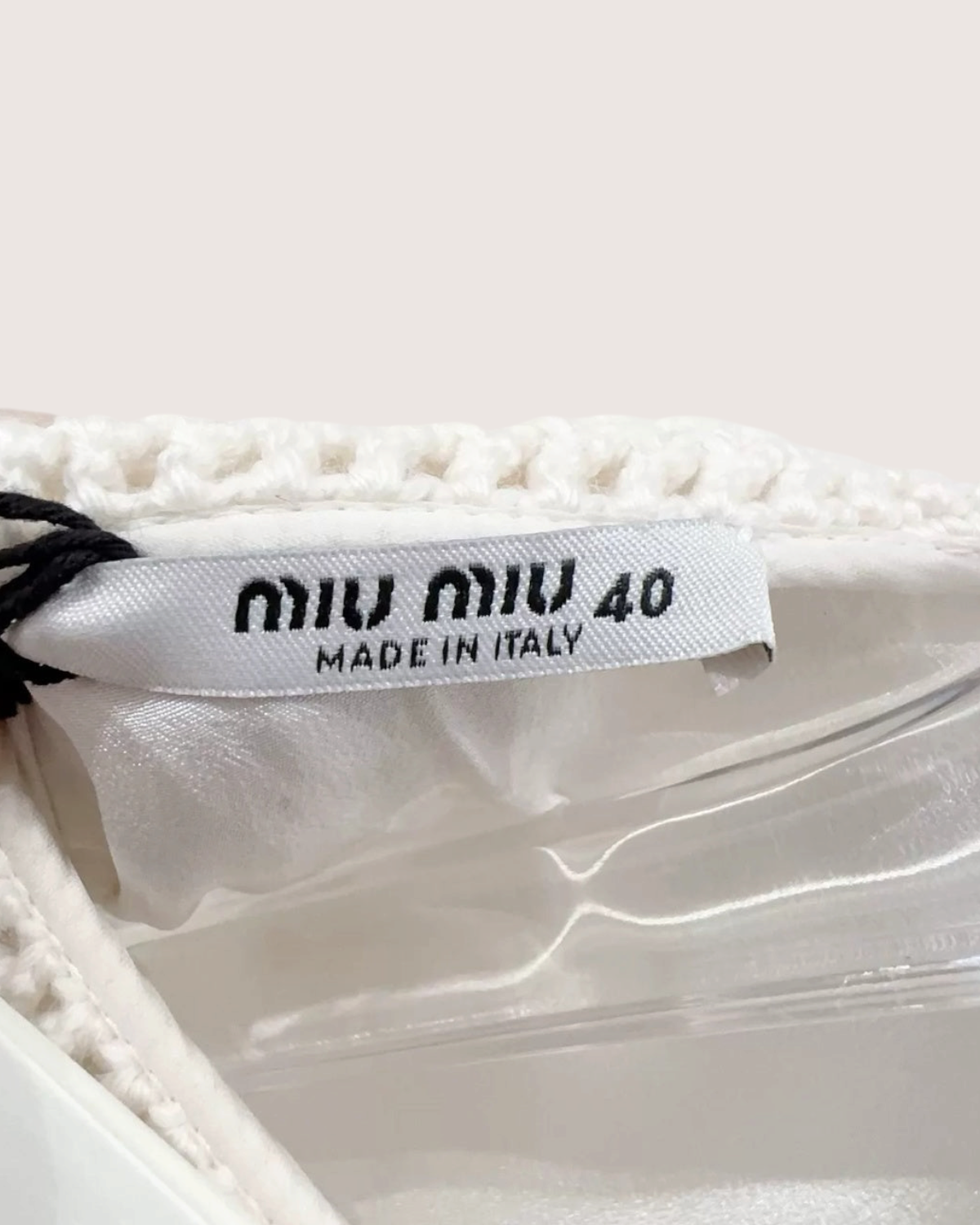 Miu Miu Doll-Collar Colorblock Mini Dress White, Navy FR 36