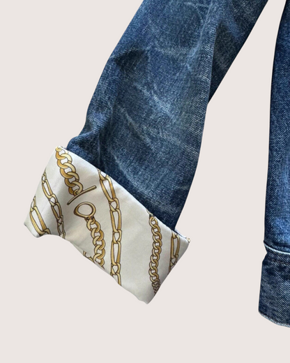 Celine Denim Jacket Blue FR 34
