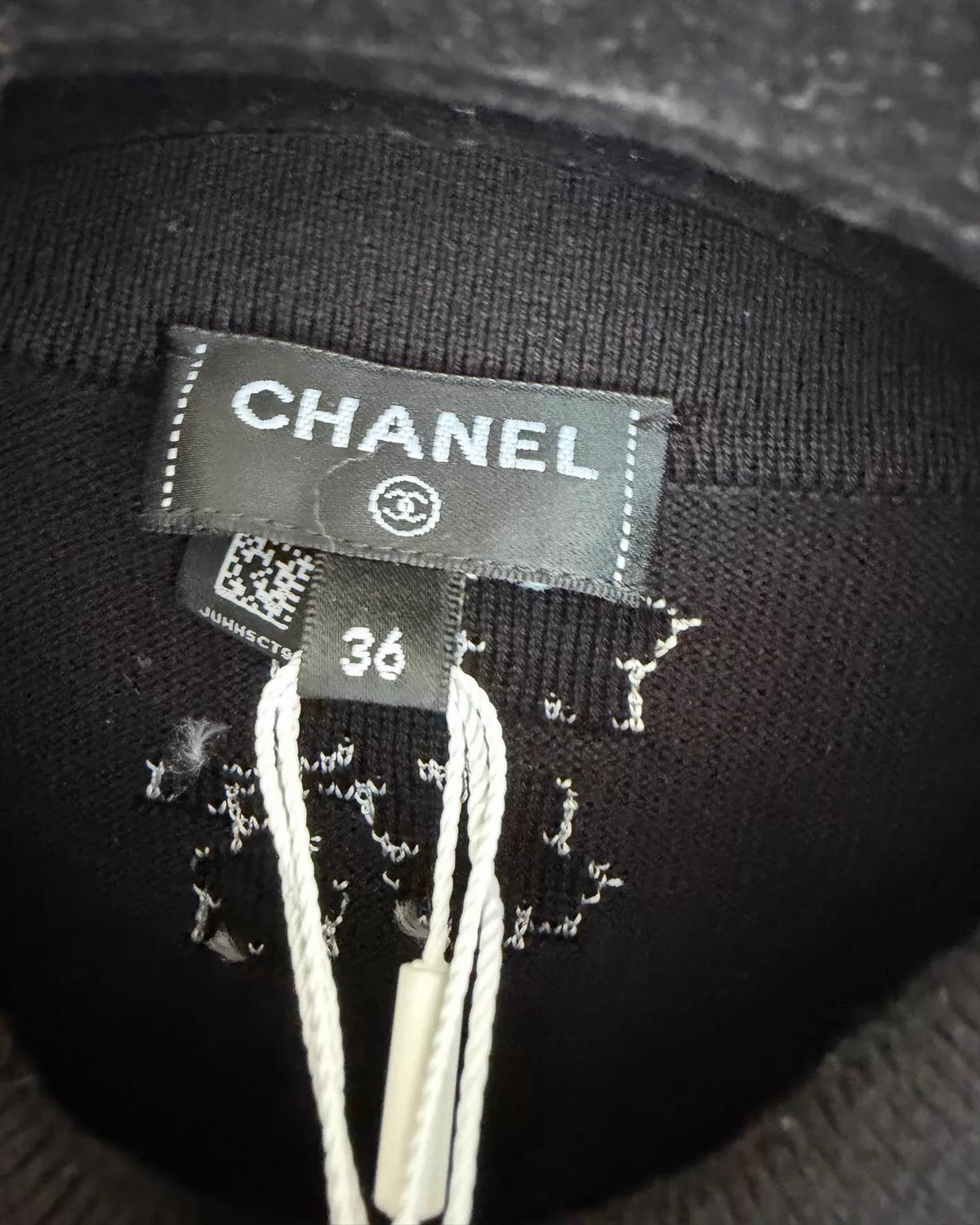Chanel 26P Short-Sleeve Polo Top