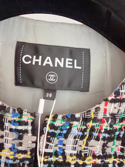 Chanel 23C Cropped Tweed Jacket